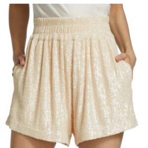 Generation Love Cream High Waist Shorts